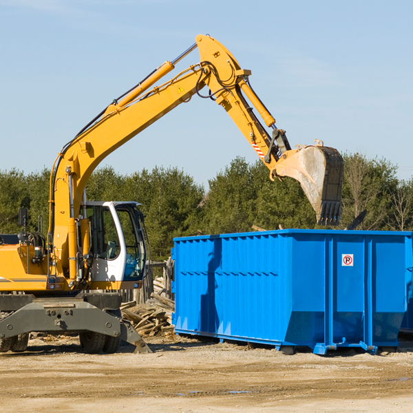 what size residential dumpster rentals are available in Berlin